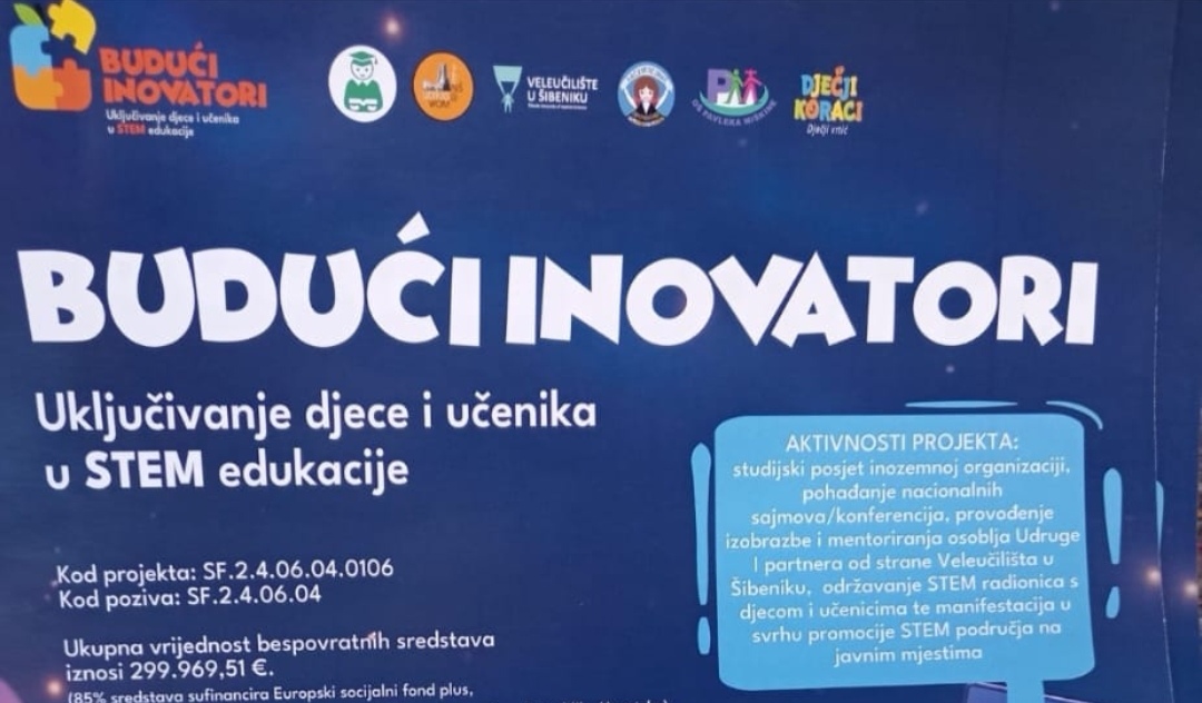 Javni poziv za uključivanje roditelja, djece i institucija u STEM radionice 